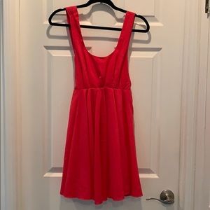 Bubble Gum Pink Bow Dress size M